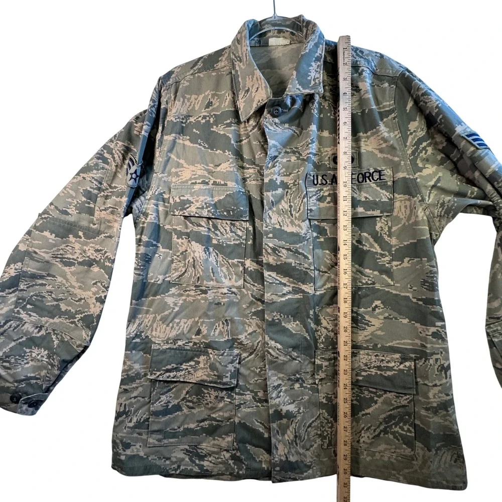 US Air Force‎ Utility Jacket Digital Tiger Stripe Camo Military Coat Mens M DSCP
